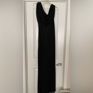 Nightway Women's Cold Shoulder Evening Dress Black Size 6 Polyester/Chiffon NEW